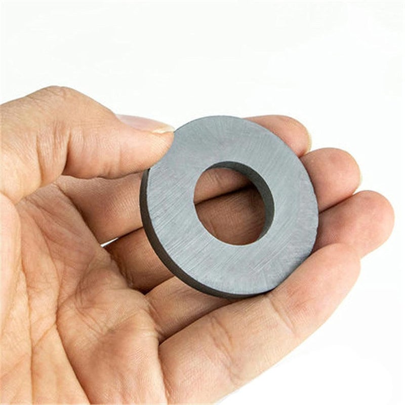 Burnur Grade 8 Ceramic Ring Magnets, OD 45 mm x ID 22mm x 8 mm (Pack of 6) - Image 4